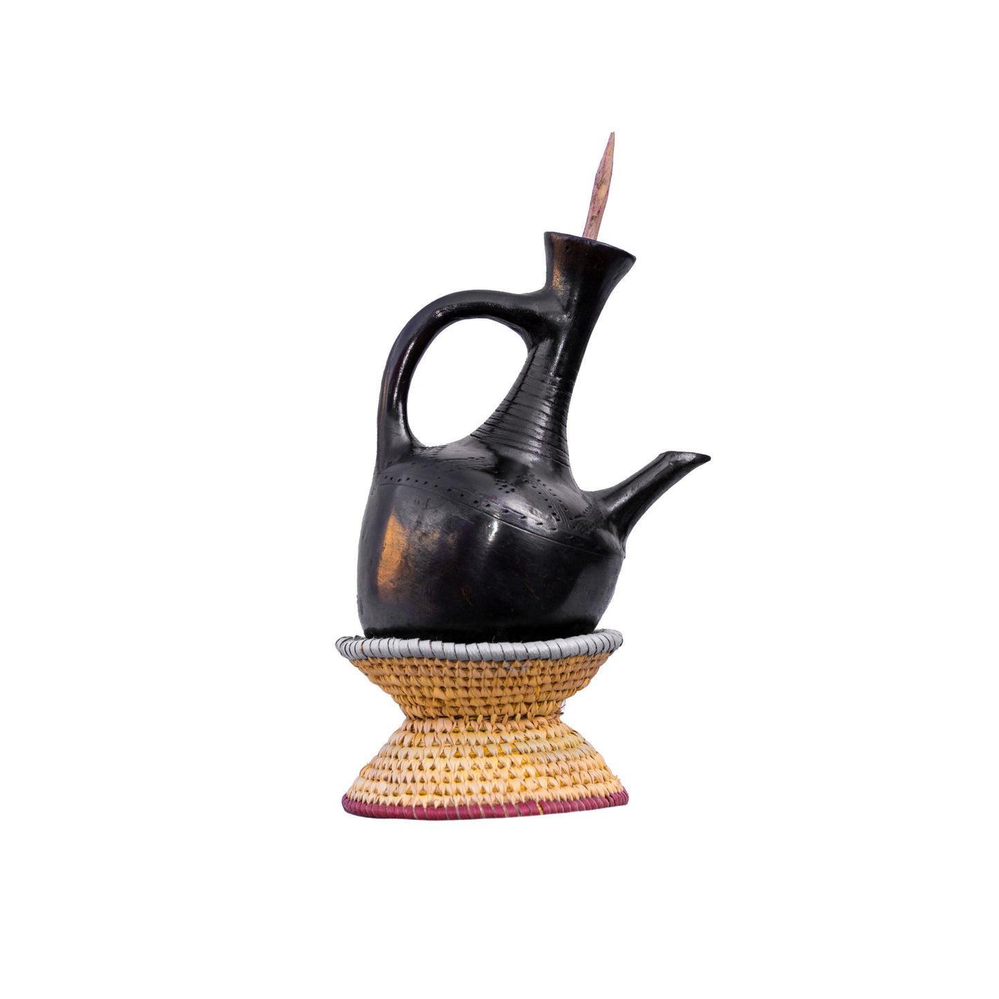 Ethiopian coffee clay pot Jebena / ጀበና