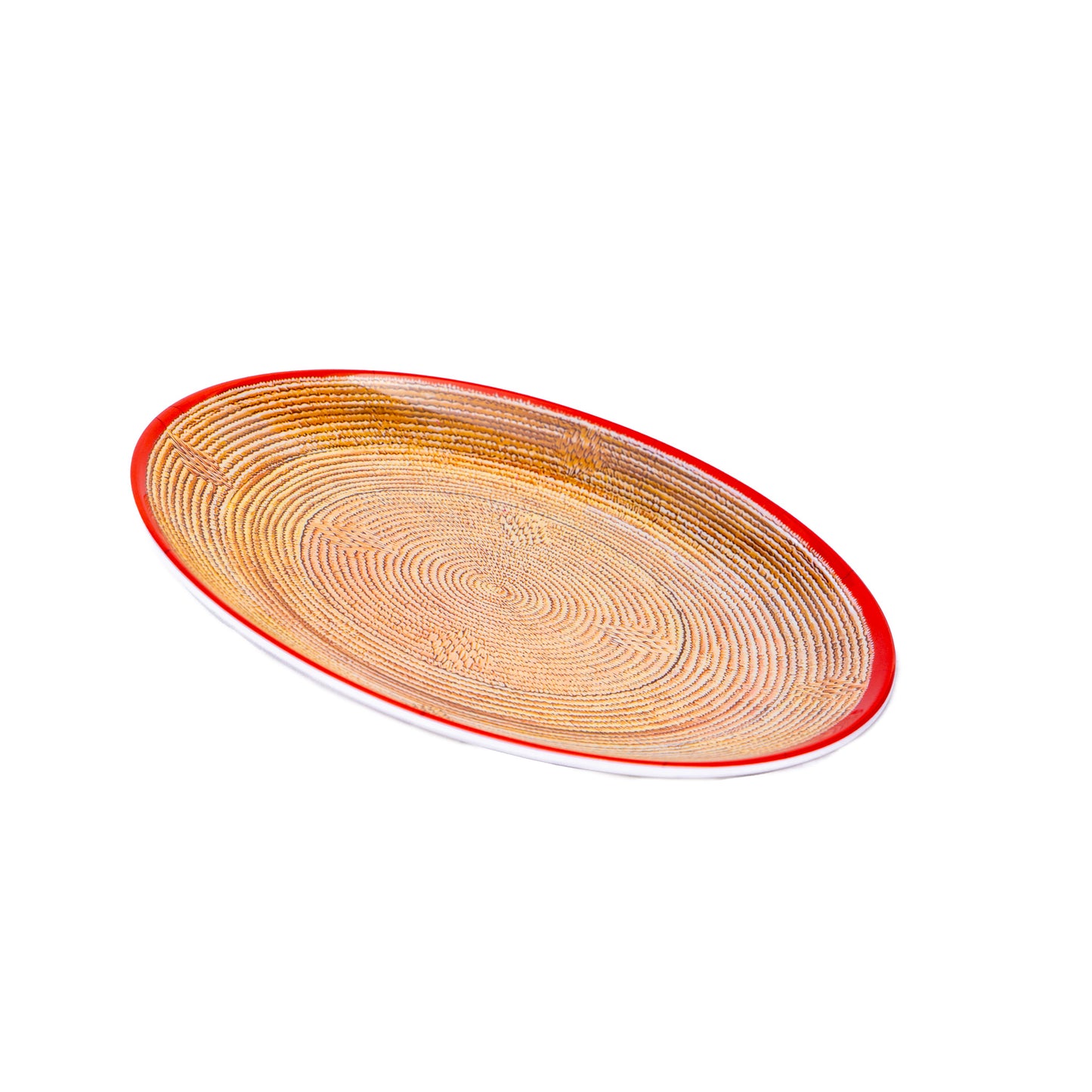 Plastic food server platter - መብልዒ ቁርሲ