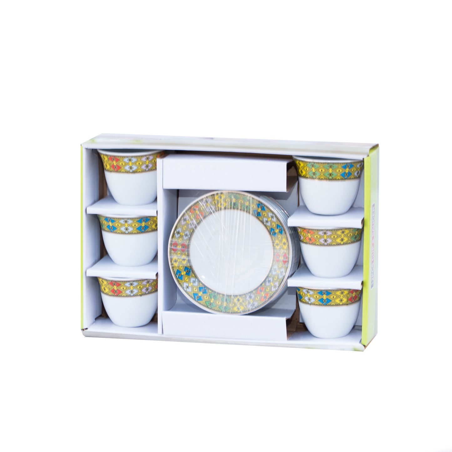 12-Piece Coffee Cup Set with Ediat